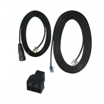 TrolMaster ECS-5, RJ12 to PushLock Waterproof Connector converter cable
